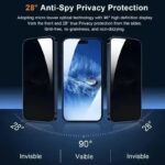Arvin 5Pcs Screen Privacy Protector – Full Cover For iPhones