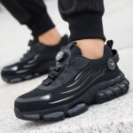 MJYTHF Men’s Safety Shoes-Rotating Button
