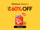 Up to 60% OFF! Ali Express Choice Day